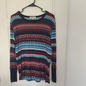 Orvis Multicolor Striped Long Sleeve Tee